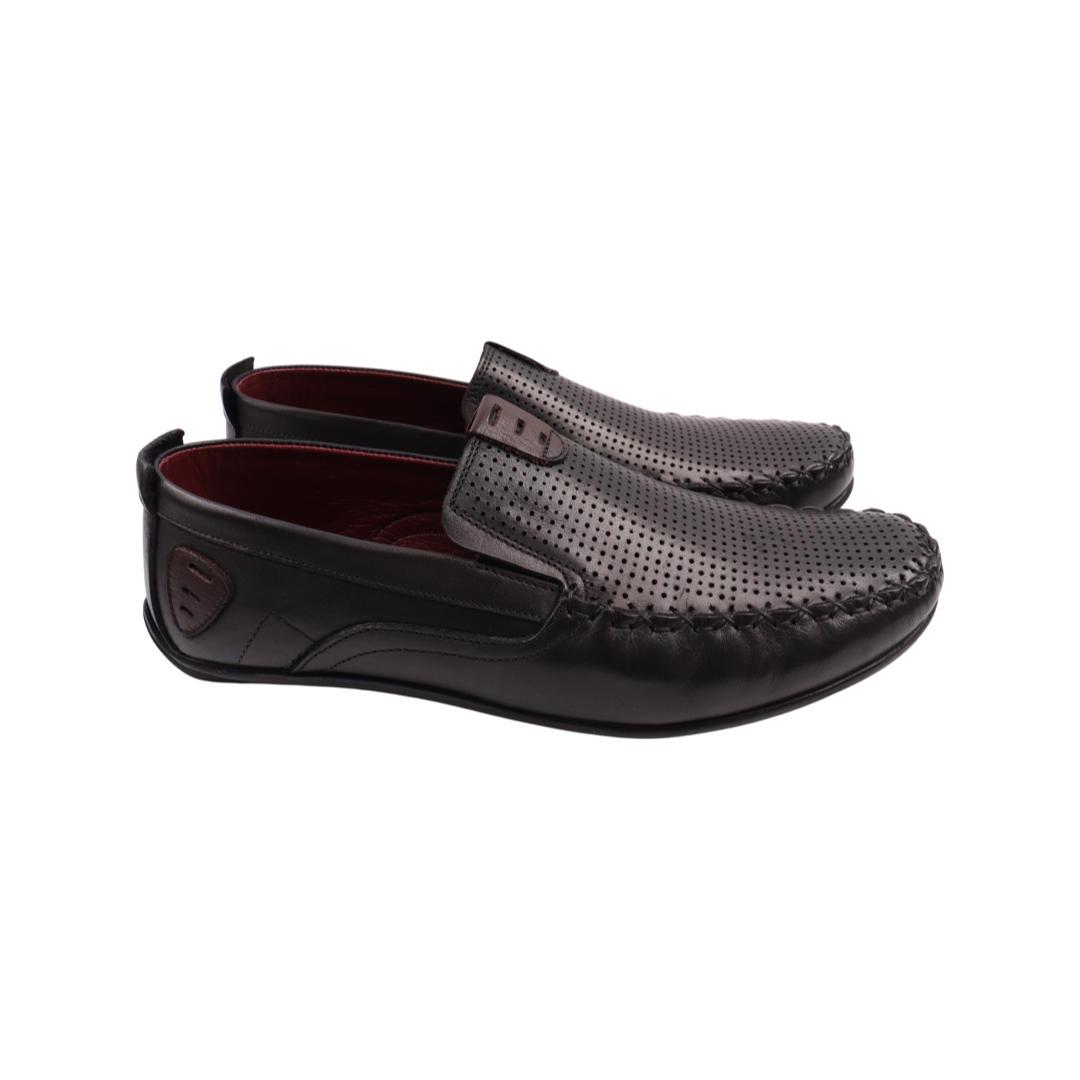 Мокасины мужские Copalo из кожи р. 42 Черный (236-22LTMP)