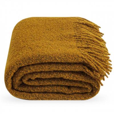 Плед 150х200 см Горчичный