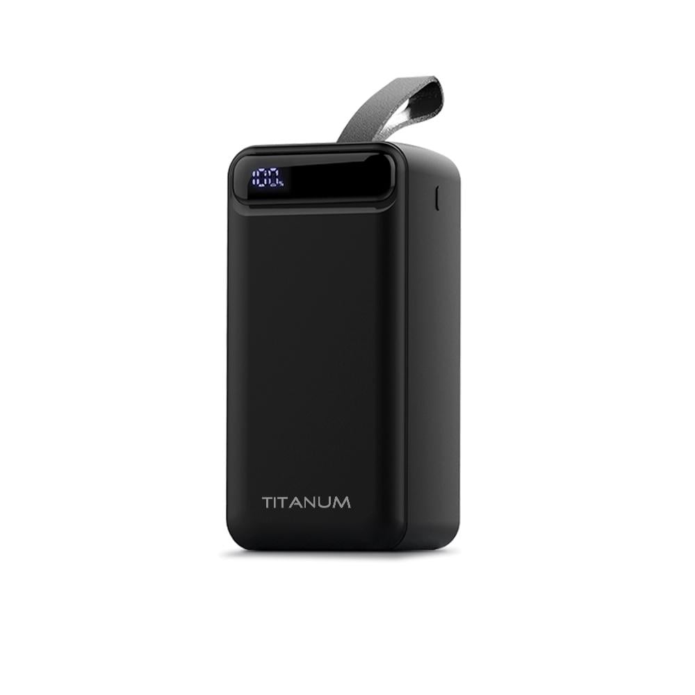 Повербанк TITANUM 741 50000 mAh с фонариком Black (56204)