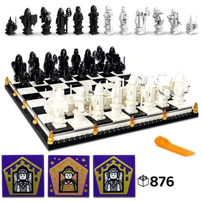 Конструктор шахи Harry Potter з фігурками 876 деталей (560) - фото 2 Конструктор шахи Harry Potter з фігурками 876 деталей (560) - фото 2