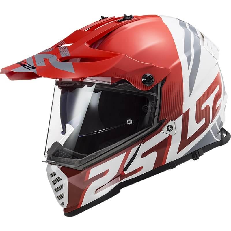 Мотошлем LS2 MX436 Pioneer EVO EVOLVE XL Red/White (14732)