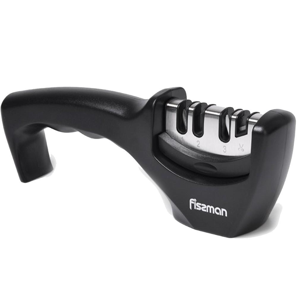 Точило для ножей Fissman трехшаговой заточки 21x5х7см (12955)