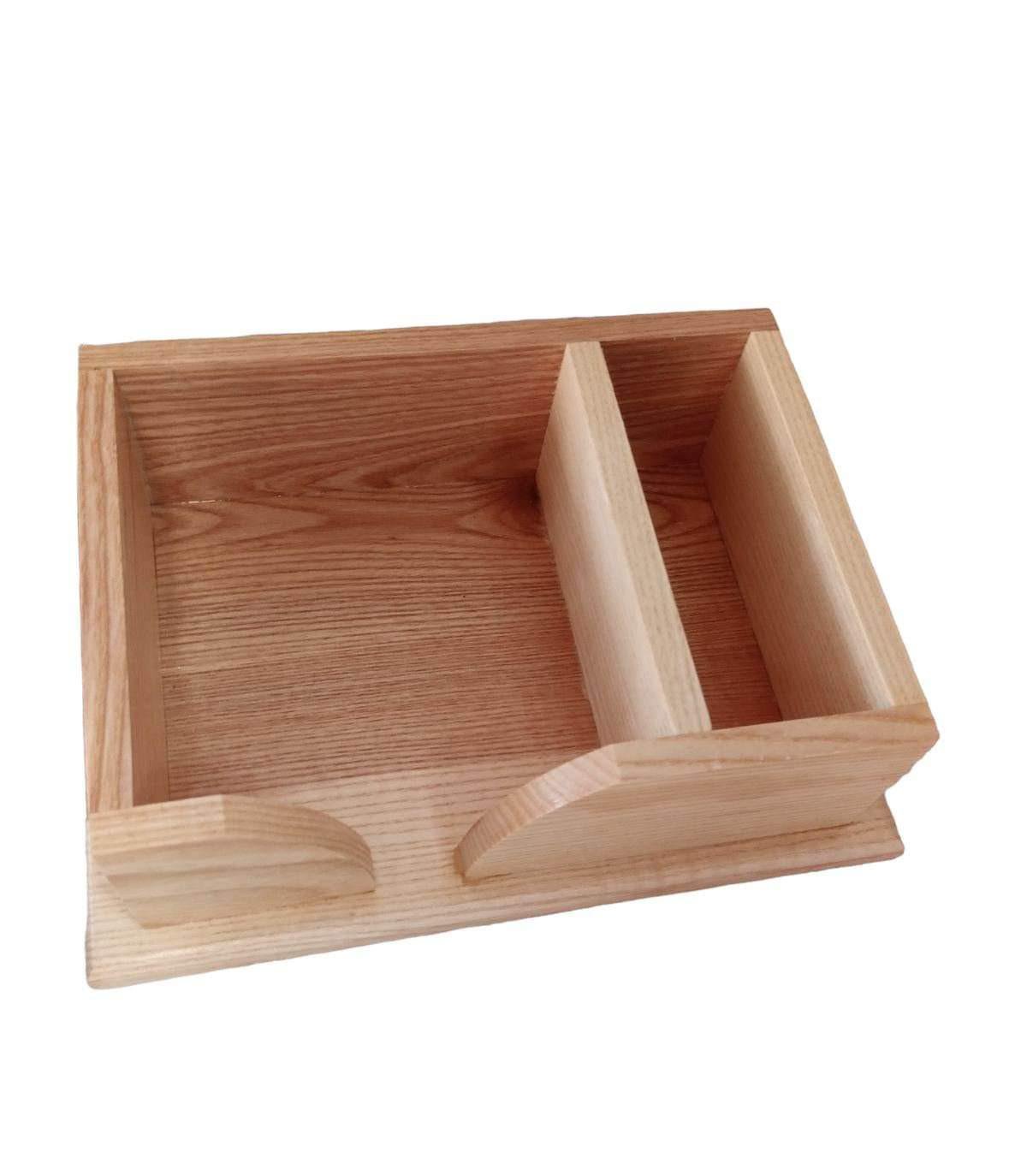 Серветниця з ясеня 23х17х8 см