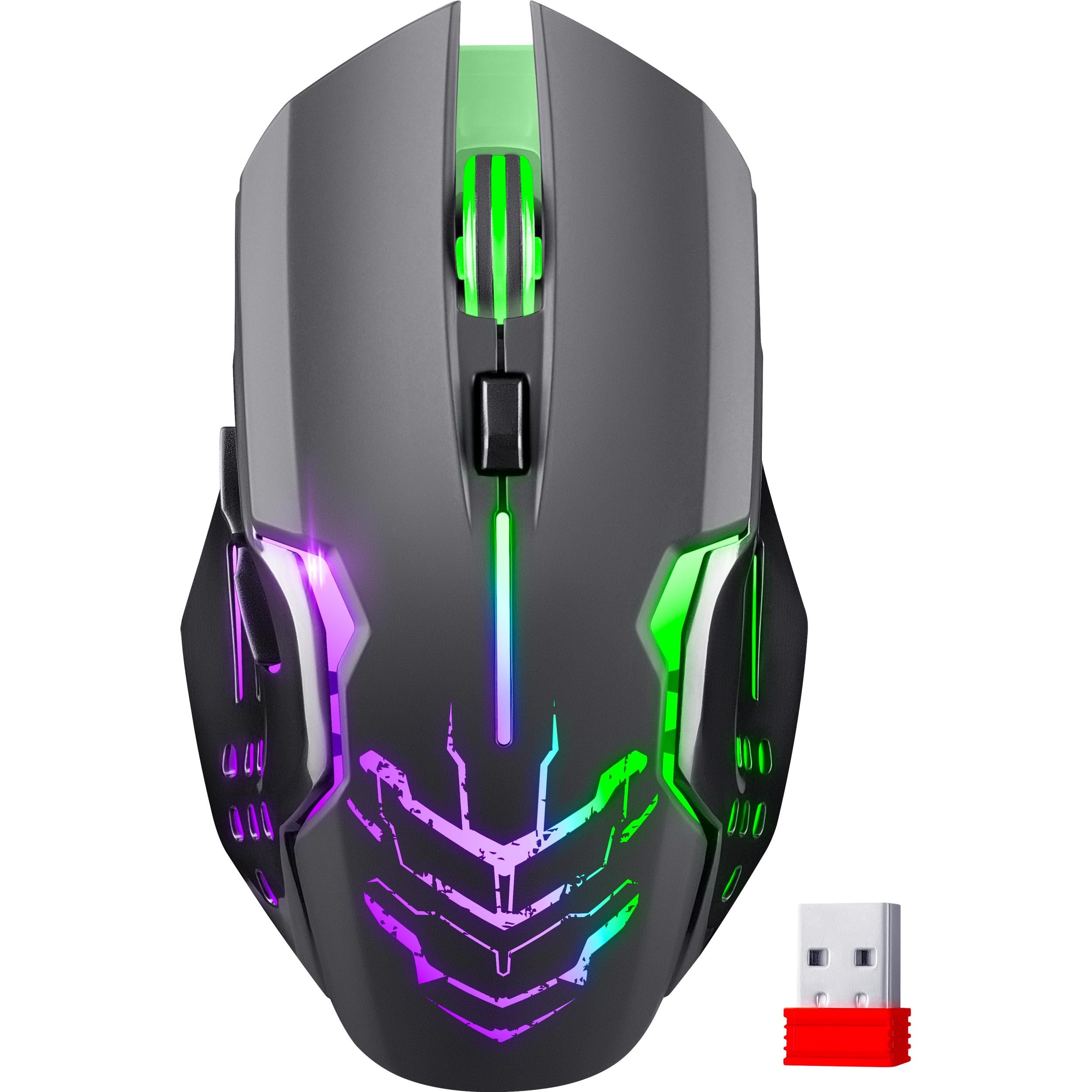 Компьютерная мышка беспроводная Defender Katana GM-511 3200 dpi 6 кнопок с подсветкой и аккумулятором 400 мАч (52511)