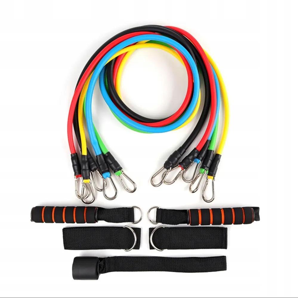 Эспандер резиновый жгут упражнения Фитнес резинки 5 в 1 - фото 2 Эспандер резиновый жгут упражнения Фитнес резинки 5 в 1 - фото 2