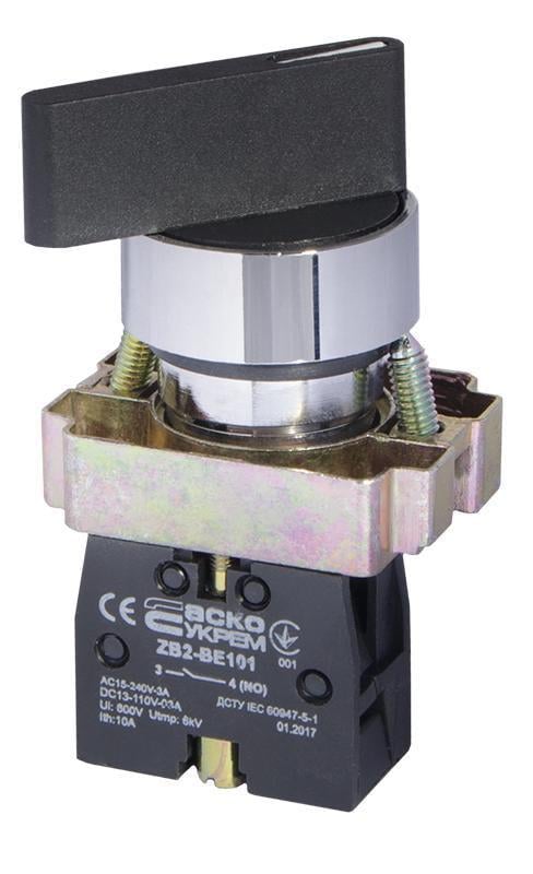 Переключатель АСКО-УКРЕМ на 2 положения с удлиненной ручкой (XB2-BJ21)