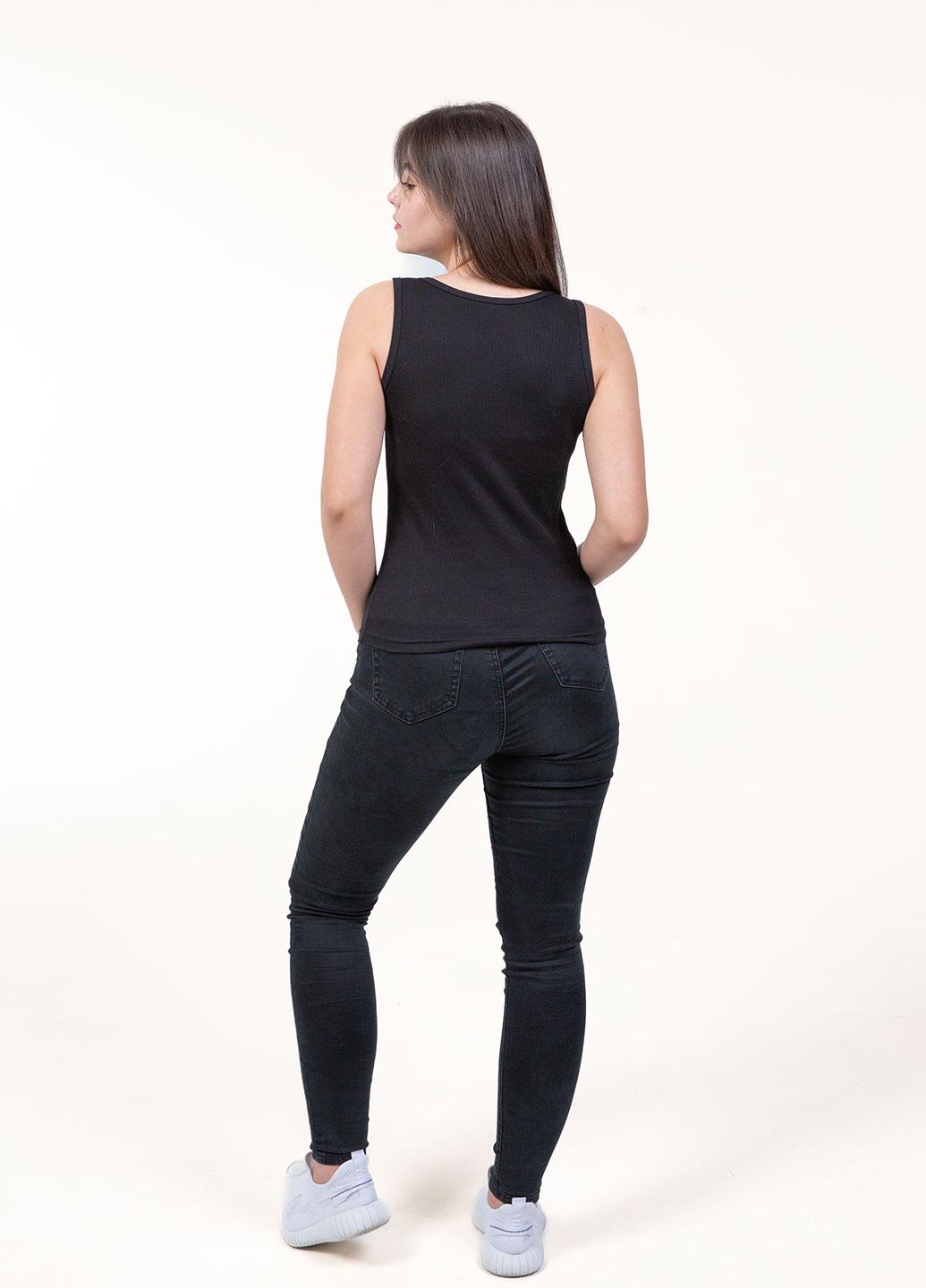 Майка женская Наталюкс L Черный (3321283290941) - фото 3 Майка женская Наталюкс L Черный (3321283290941) - фото 3