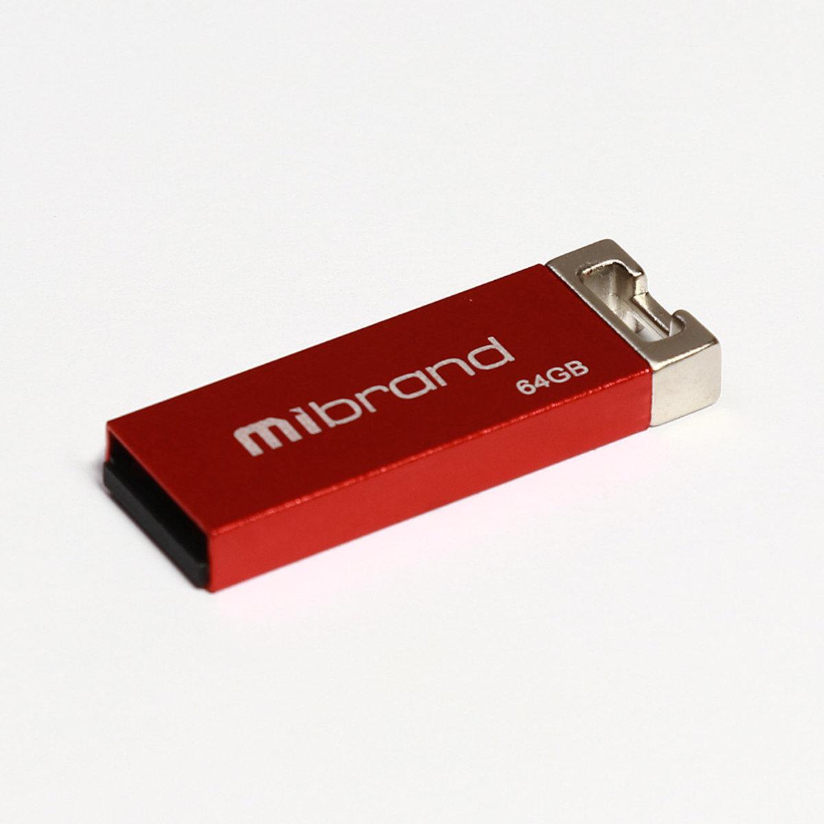 Флеш-память для ноутбука Flash Mibrand USB 2.0 Chameleon 64Gb Red (MI2.0/CH64U6R)