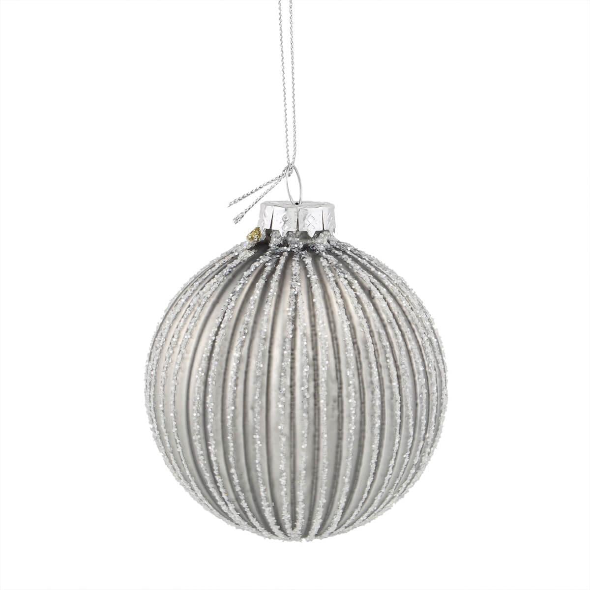 Набор новогодних украшений Elisey Шар Меренга d 8 см 6 шт. (6017-027)