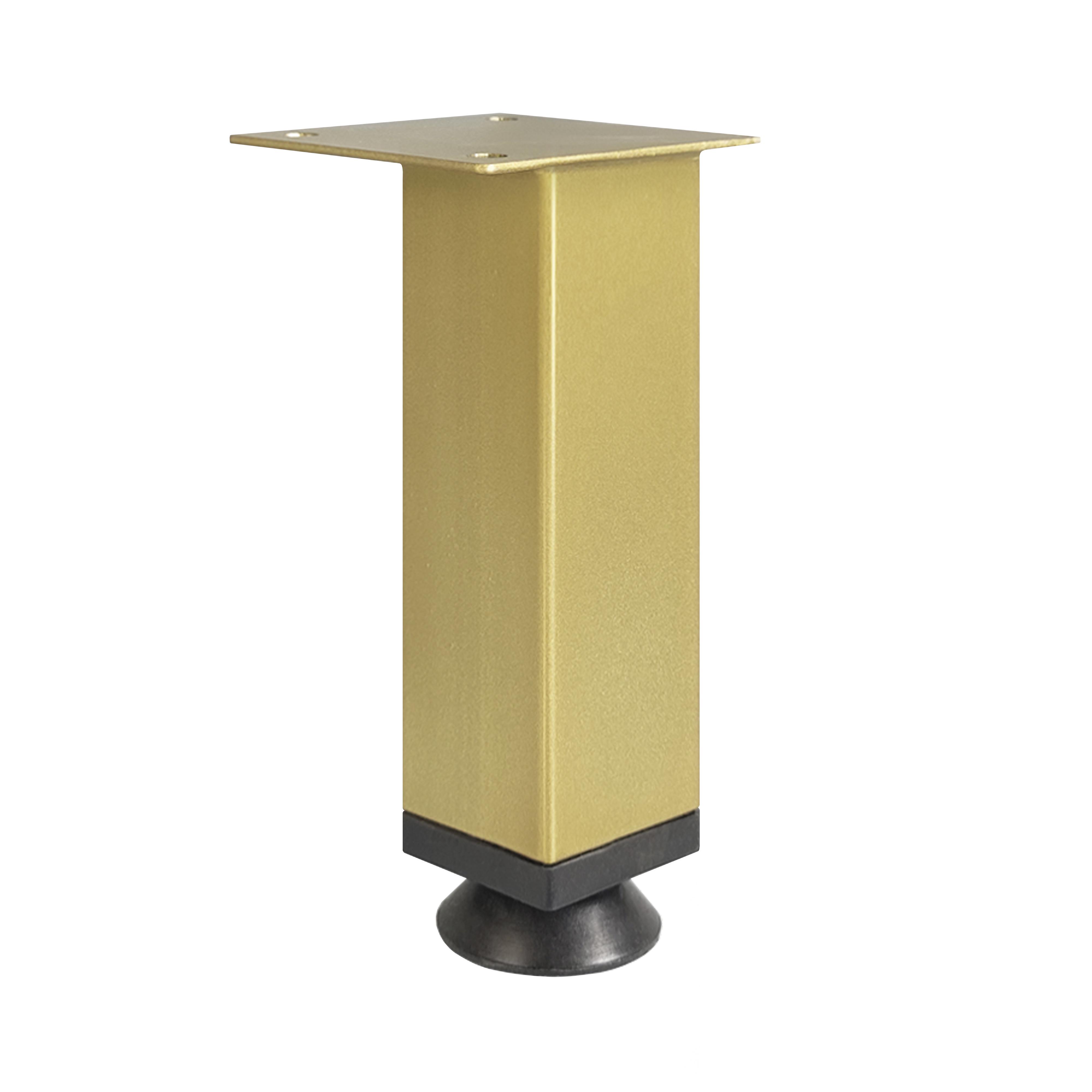 Мебельная ножка INSTIGO регулируемая из металла 150 мм Золотой (1204) Мебельная ножка INSTIGO регулируемая из металла 150 мм Золотой (1204)