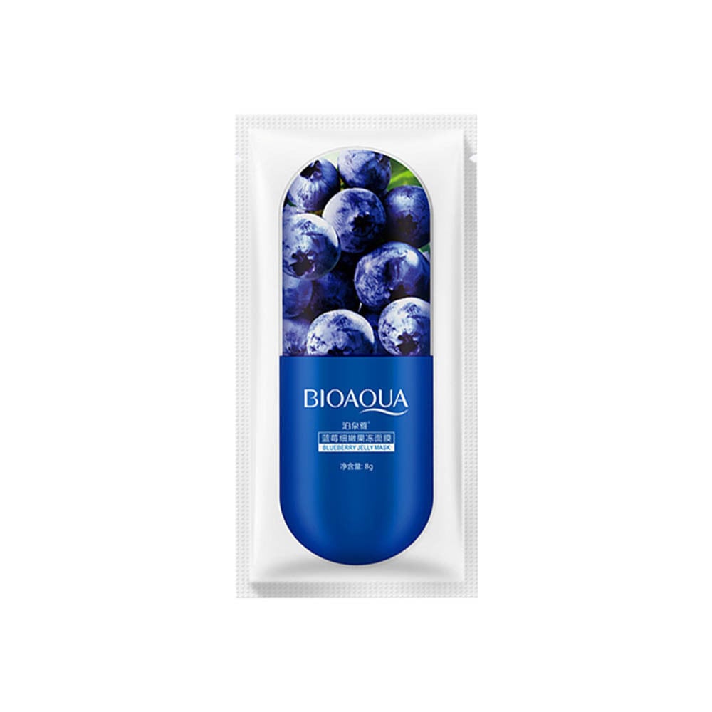 Маска гелевая для лица BIOAQUA Mask ночная Черника (1201049213)