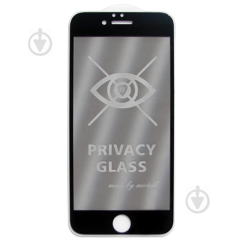 Анти-шпион защитное стекло 5D Privacy Full Glue для Apple iPhone 6 Черный