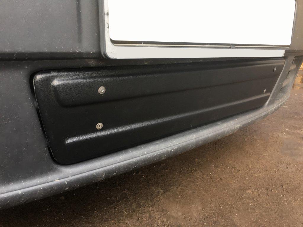 Зимняя нижняя накладка Матовая 2007-2014 Digital Designs для Opel Vivaro 2001-2015 гг. abs-пластик Черный