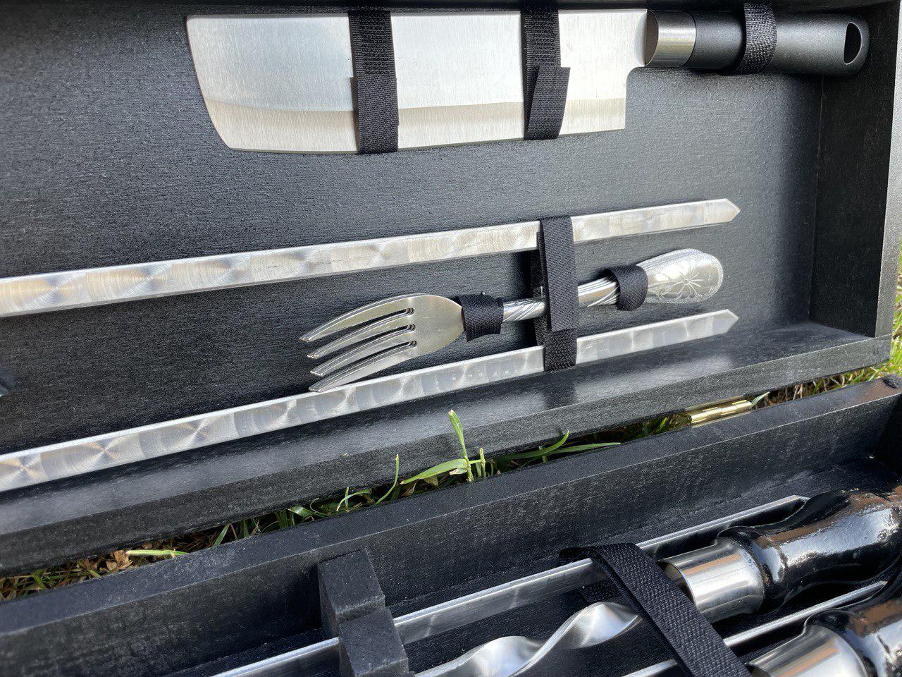 Набір шампурів у кейсі Grill Box 7 (Grill Box 7) - фото 3 Набір шампурів у кейсі Grill Box 7 (Grill Box 7) - фото 3