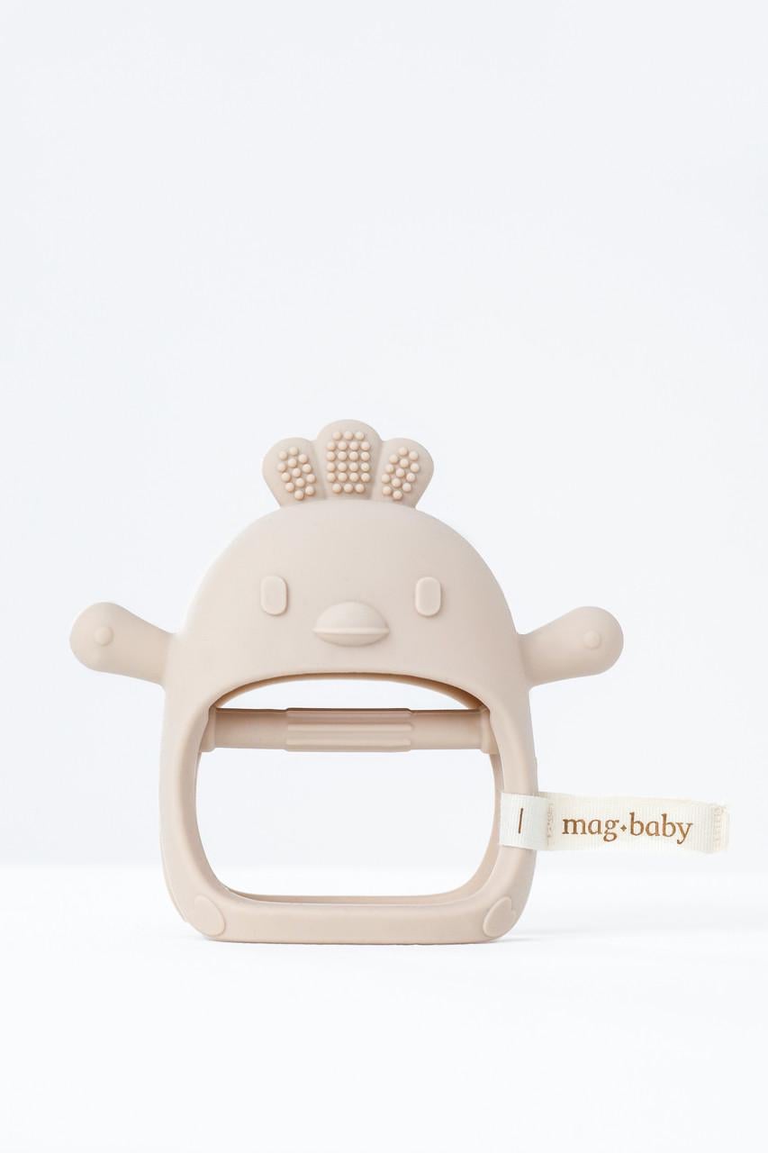 Прорізувач-рукавичка силіконовий Mag Baby Bird Бежевий (2953020046)