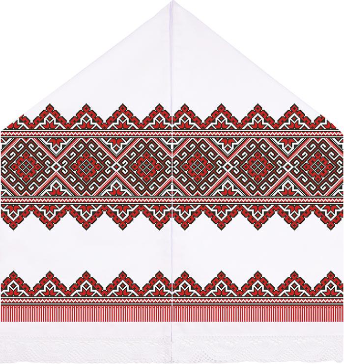 Схема полотенце под каравай для вышивки бисером и нитками на атласной ткани (ТР429ан4599)