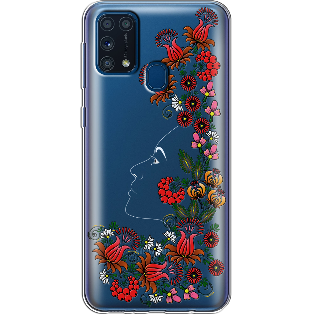 Чохол Boxface Samsung M315 Galaxy M31 3D Ukrainian Muse Прозорий силікон (39091-bk64-39091)