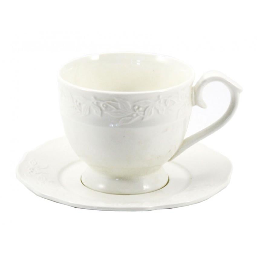 Чашка з блюдцем Interos LTBS-C0113 Ніка 300 мл 2 пр. - фото 3 Чашка з блюдцем Interos LTBS-C0113 Ніка 300 мл 2 пр. - фото 3