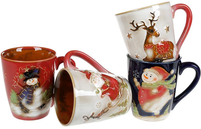 Чашка керамічна новорічні герої 500 мл - фото 3