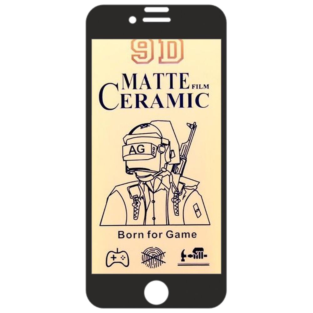 ᐉ Защитное стекло Glass Ceramic Matte для iPhone 7/8 Plus Black (6028) •  Купить в Киеве, Украине • Лучшая цена в Эпицентр