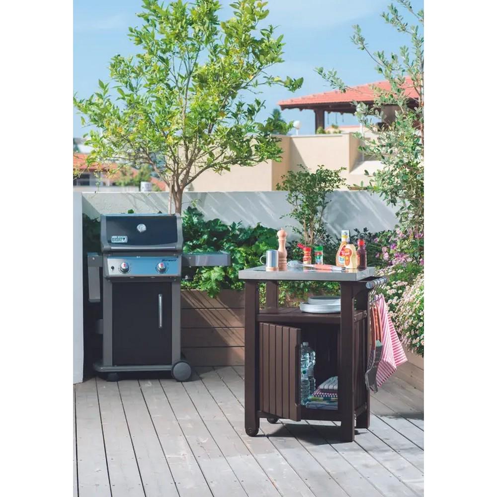 Стол садовый Keter Unity 105 л Коричневый (230410) - фото 2 Стол садовый Keter Unity 105 л Коричневый (230410) - фото 2