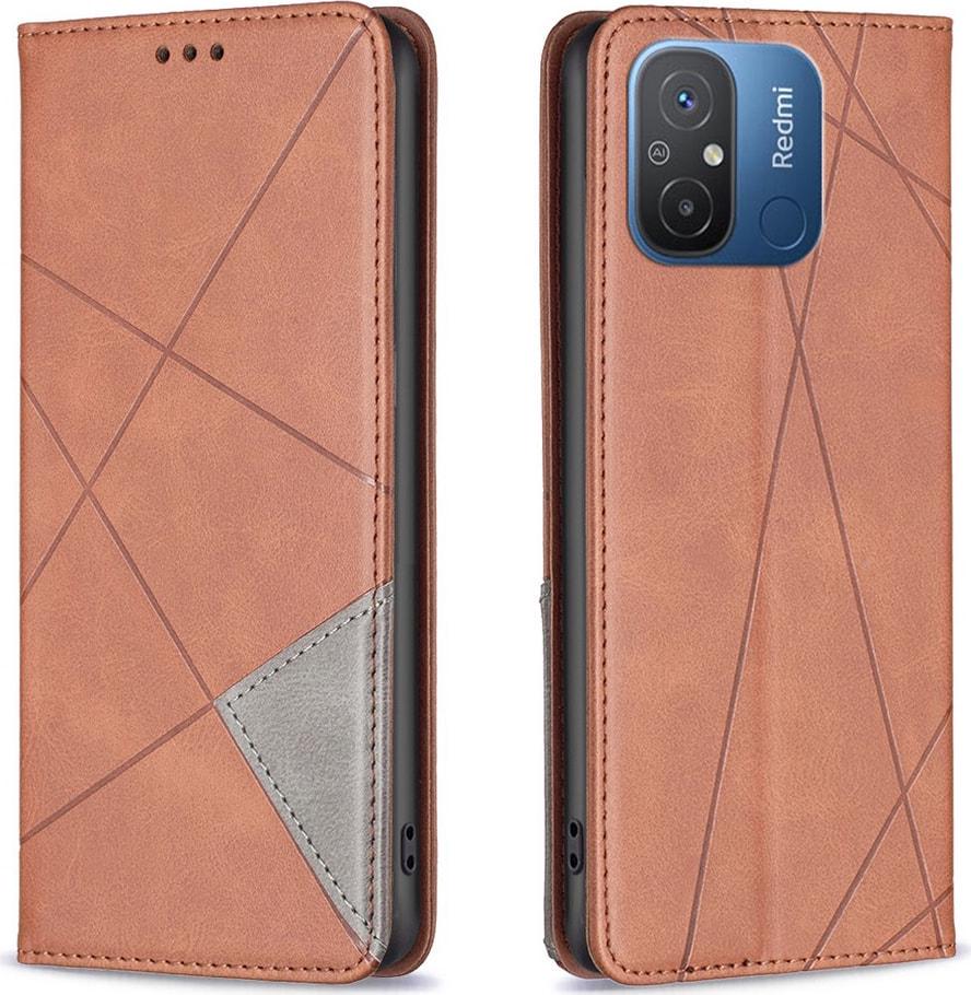 Чехол книжка SHLab Prisma Xiaomi Redmi 12C Brown (36311-30)