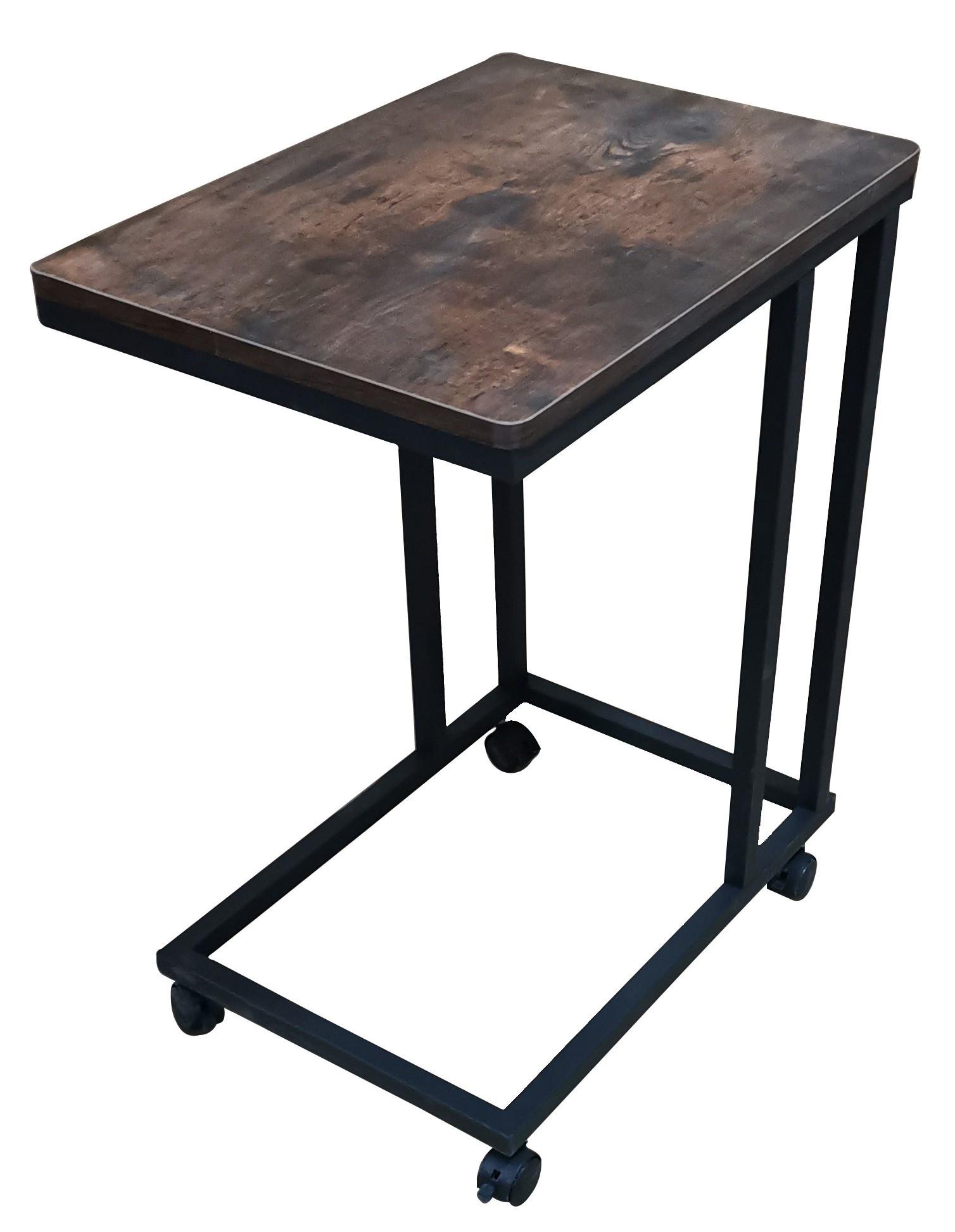 Стол журнальный на колесах Bonro 1045 лофт (4144)