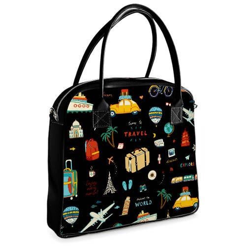 Сумка Presentville с принтом Oxford Travel (OXF 21M001 BL)