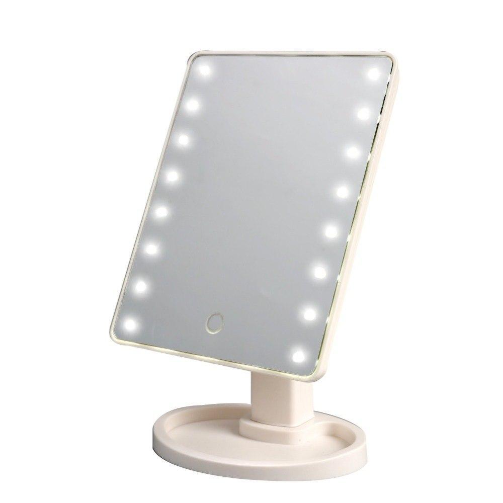 Зеркало косметическое настольное Саме То Magic Makeup Mirror XR-1608 с подсветкой Белый (1002708-White-16) - фото 4