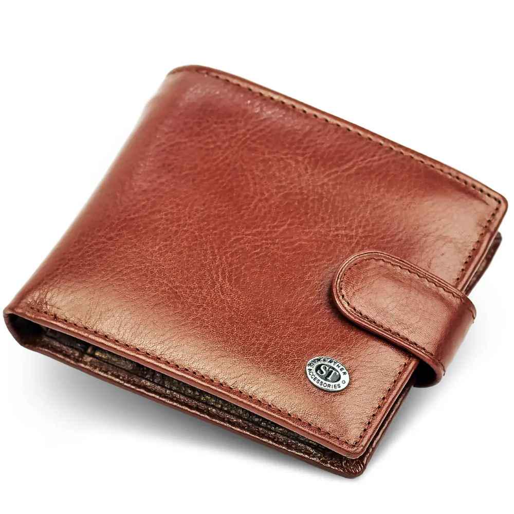 Портмоне кожаное ST Leather B104 Коричневый
