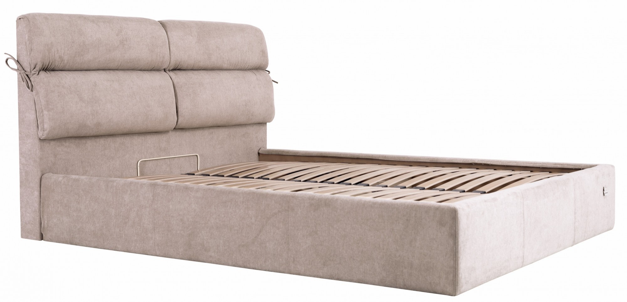 Кровать с подъемным механизмом Edinburgh Comfort Мисти Mocco 140х190 Серый Кровать с подъемным механизмом Edinburgh Comfort Мисти Mocco 140х190 Серый