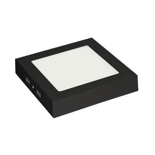LED-светильник накладной квадратный HOROZ ELECTRIC ARINA-12 12W 6400К Черный (27550878)