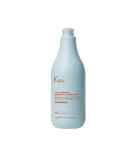 Шампунь для окрашенных волос с водой кокоса Kezy Coconut Shampoo 1000 мл (99024)