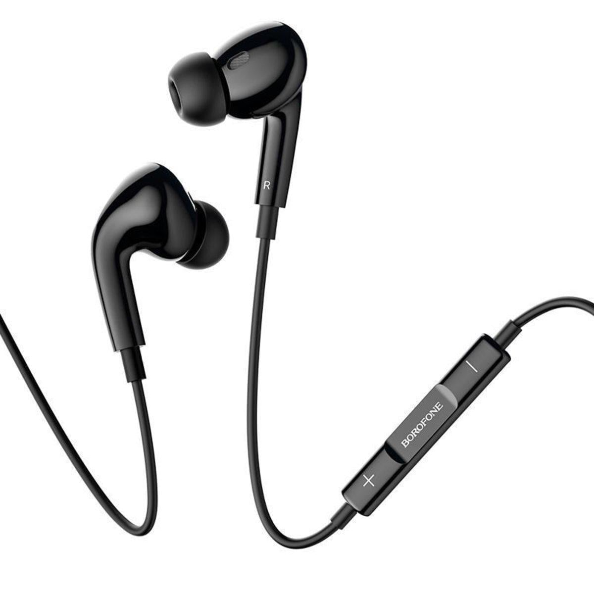 Наушники Borofone BM30 Pro Microphone mini-jack 3.5 мм Black (BM30PB)