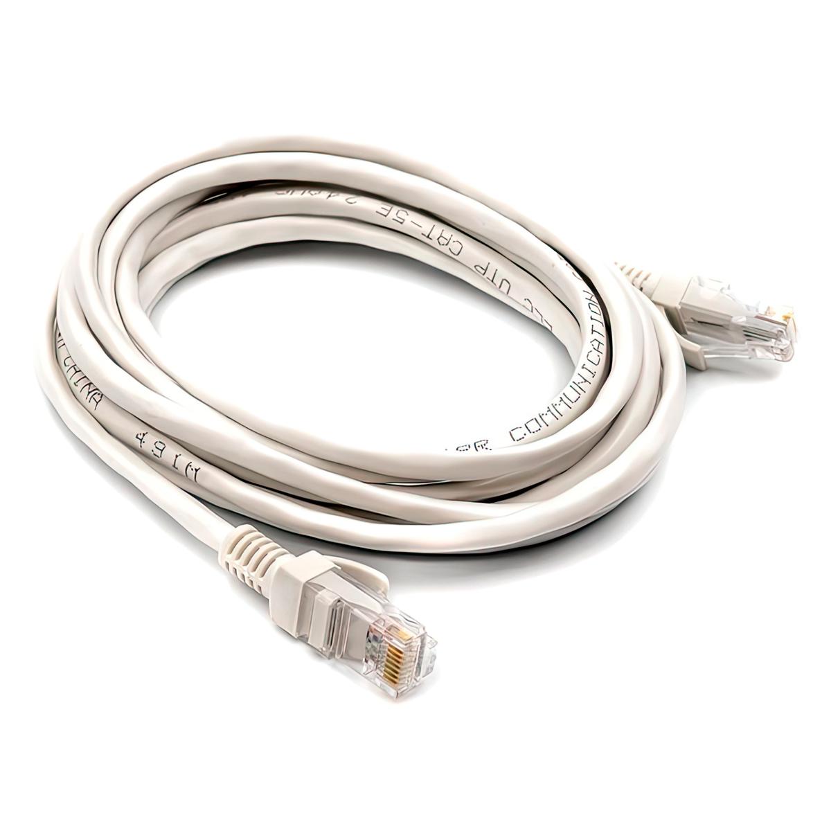 Кабель для интернета HX RJ-45 Cat 5E 145 см сетевой для интернета LAN Белый (1009900) - фото 2