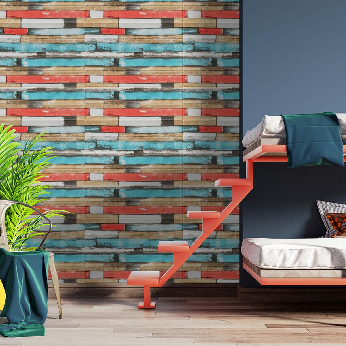 Панель самоклеящаяся декоративная 3D дерево 050 700x700x5 мм Розовый (SW-00000172) - фото 5 Панель самоклеящаяся декоративная 3D дерево 050 700x700x5 мм Розовый (SW-00000172) - фото 5