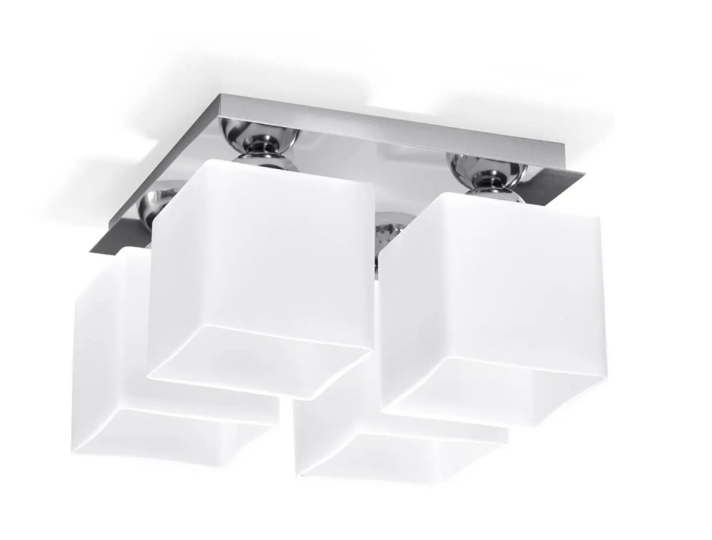 Потолочный светильник Sollux PIAZZA 4 Chrome SL.0228 Потолочный светильник Sollux PIAZZA 4 Chrome SL.0228
