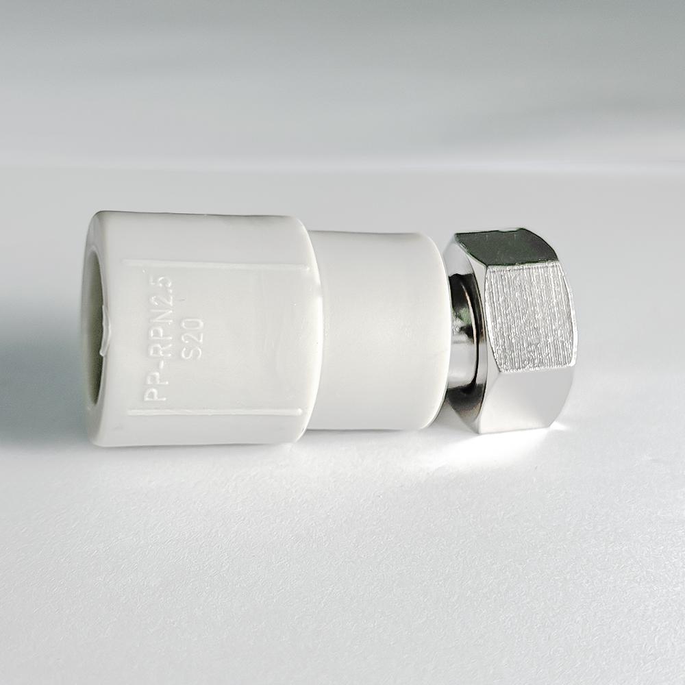 Муфта з накидною гайкою SANTAN 20х1/2" PP-R з внутрішнім різьбленням (69982) - фото 4 Муфта з накидною гайкою SANTAN 20х1/2" PP-R з внутрішнім різьбленням (69982) - фото 4