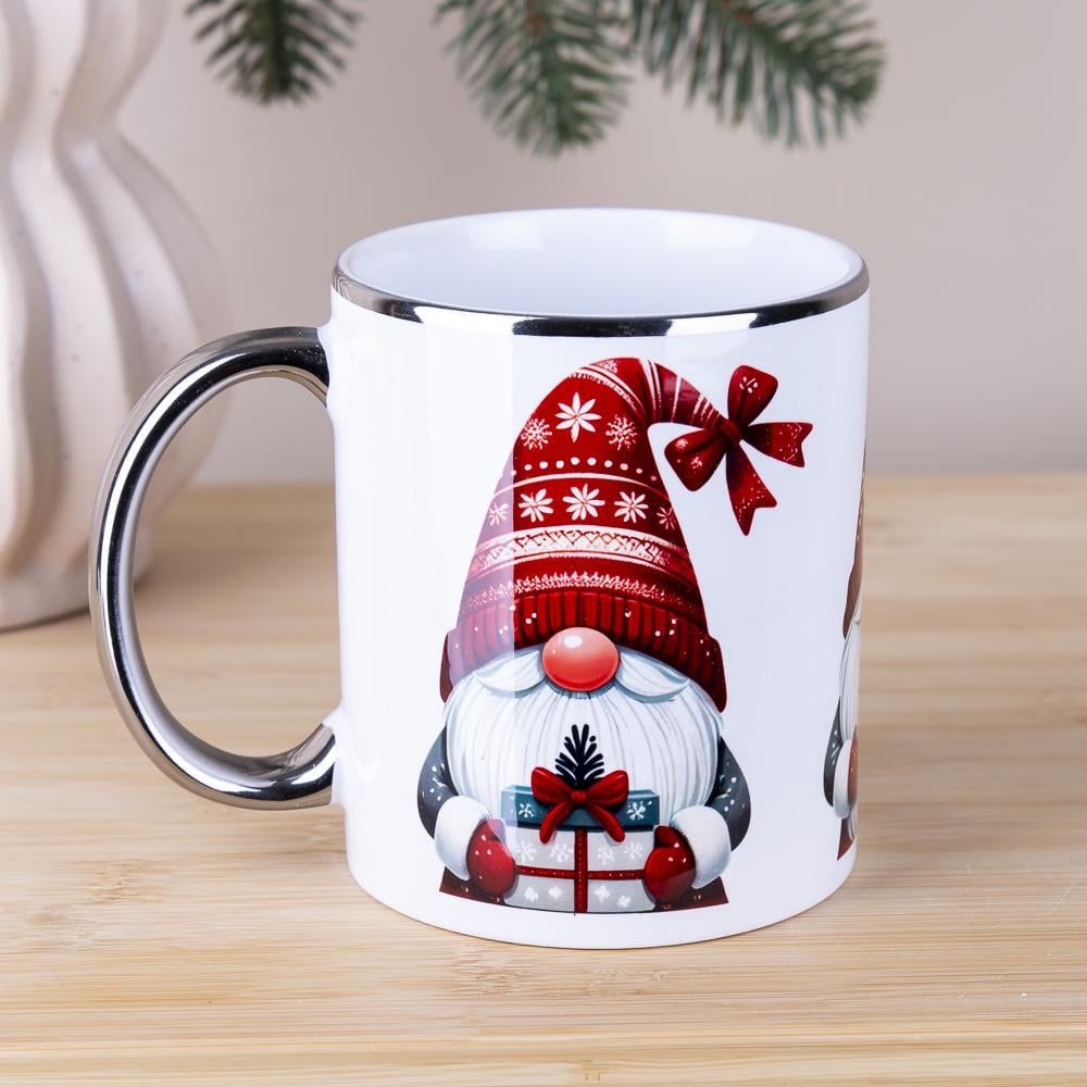 Чашка с серебряным ободком Гномы 330 мл (4541-4)