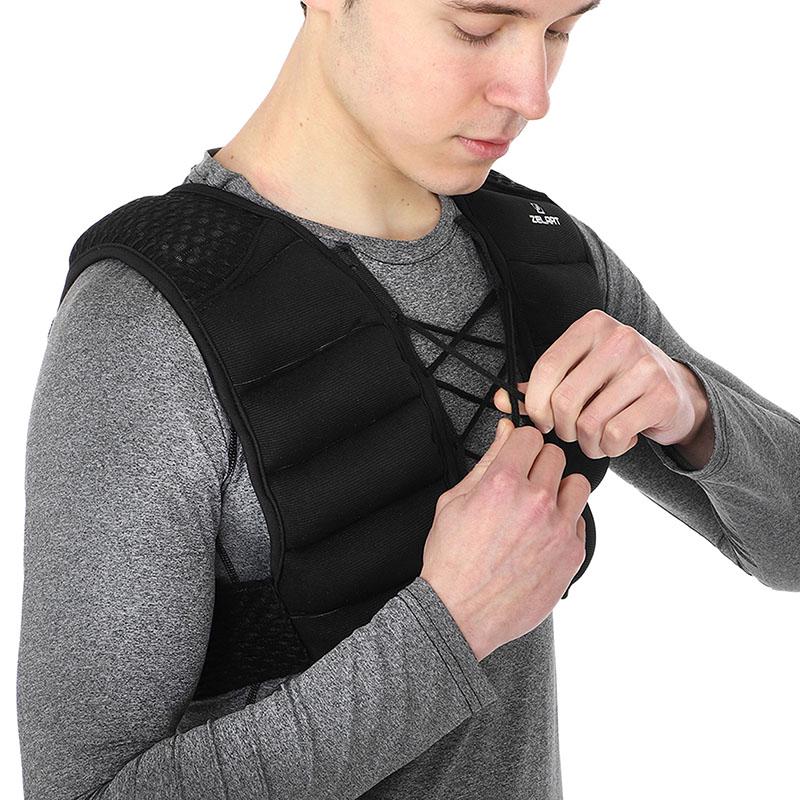 Жилет утяжелитель FI-3845 10 кг Черный (56363250) - фото 6 Жилет утяжелитель FI-3845 10 кг Черный (56363250) - фото 6