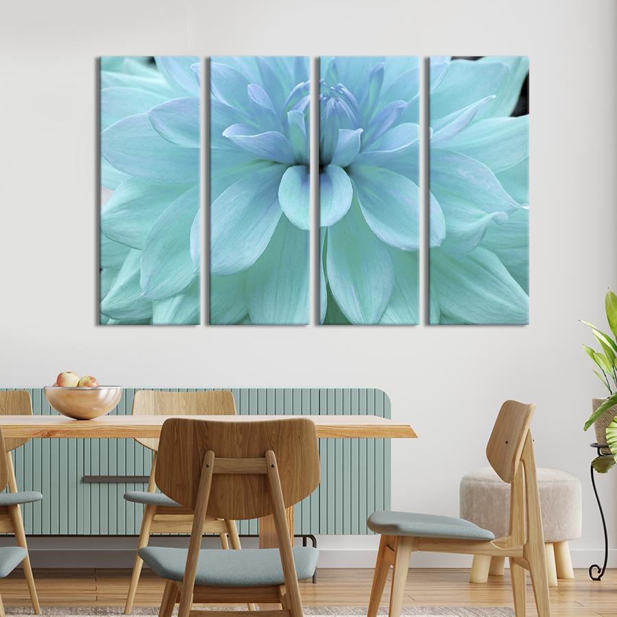 Картина на холсте Бутон голубой георгины 89x53 см (776-41) Картина на холсте Бутон голубой георгины 89x53 см (776-41)