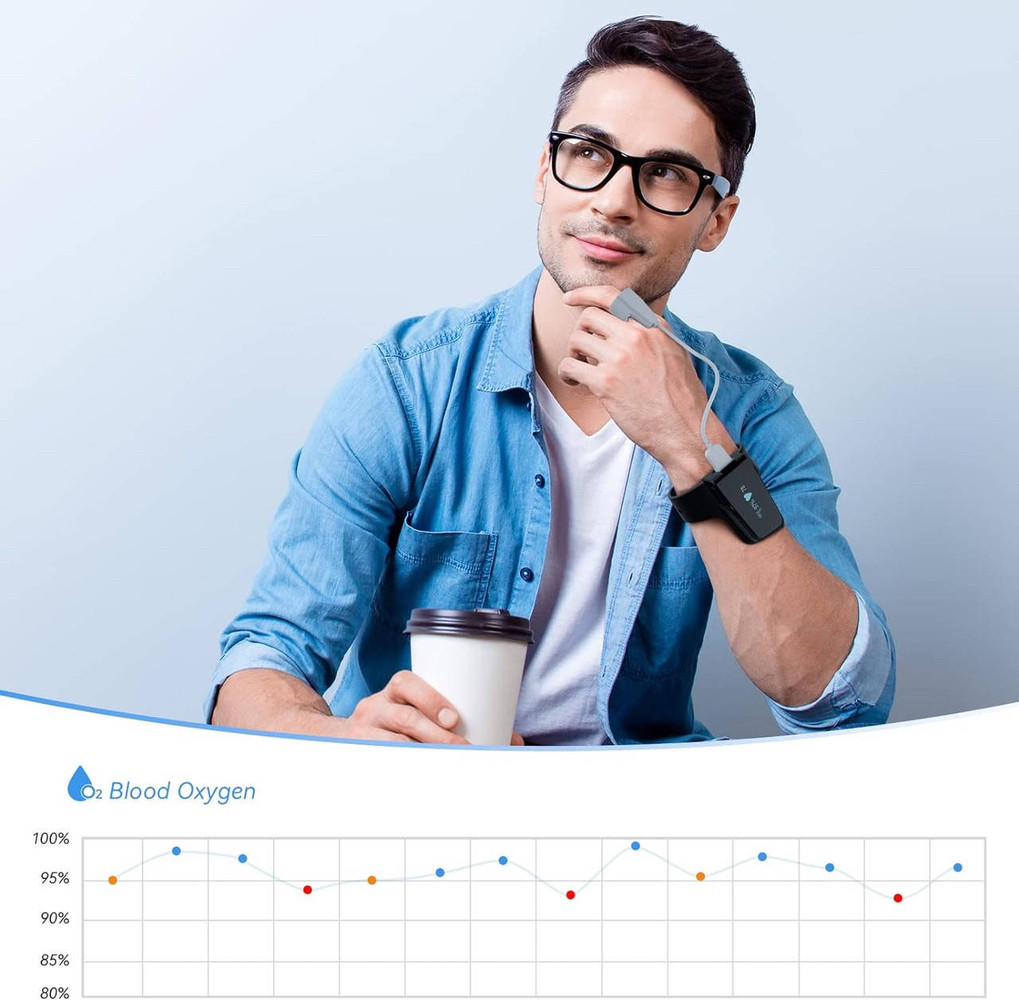 Пульсоксиметр Wellue O2 з інтелектуальним нагадуванням вимірювання SpO2 та пульсу медичний - фото 3 Пульсоксиметр Wellue O2 з інтелектуальним нагадуванням вимірювання SpO2 та пульсу медичний - фото 3