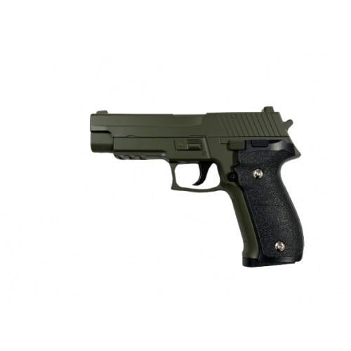 Страйкбольний пістолет Galaxy Sig Sauer 226 метал 700 г Зелений (MTT-198259)