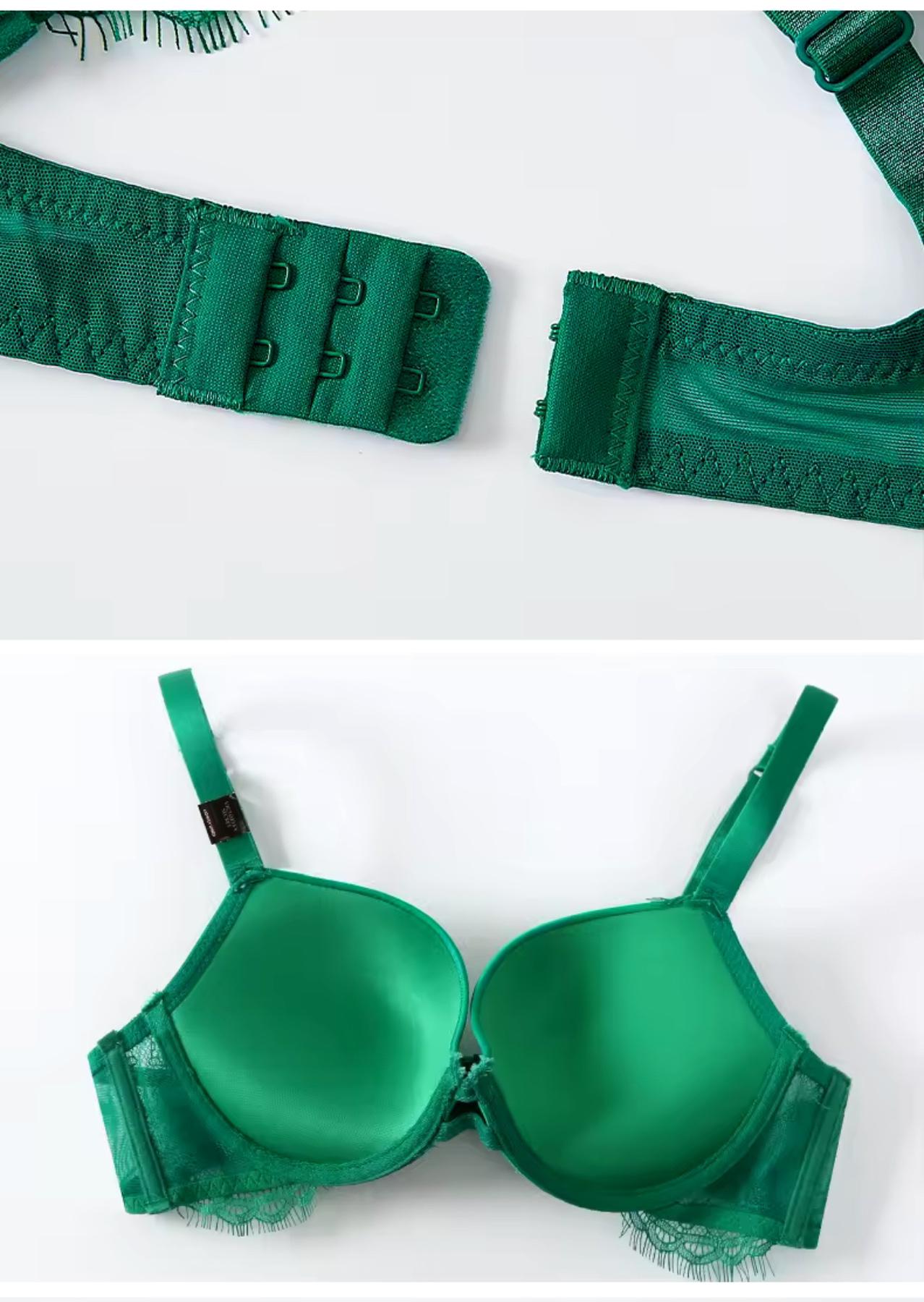 Бюстгальтер Victoria's Secret пуш-ап 80C Зелений (8817) - фото 3 Бюстгальтер Victoria's Secret пуш-ап 80C Зелений (8817) - фото 3