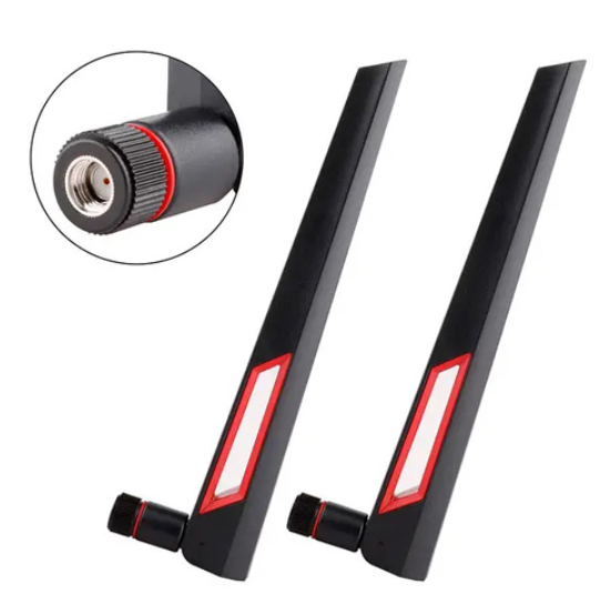 Антени Wi-Fi 2,4-5 ГГц з кабелем MHF4 для модулів AX200/AX210 2 шт. Black (877424) - фото 6