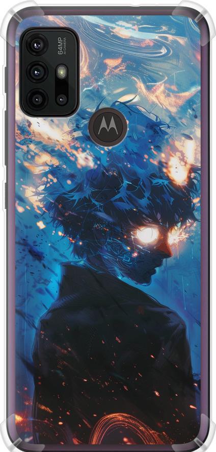 Чехол на Motorola Moto G10 Сатору Годжо (6129sp-2319-42517) Чехол на Motorola Moto G10 Сатору Годжо (6129sp-2319-42517)