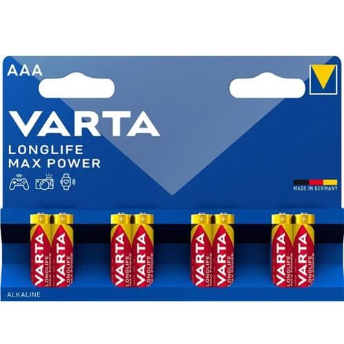 Батарейка Varta Longlife Max Power AAA BLI 8 Alkaline