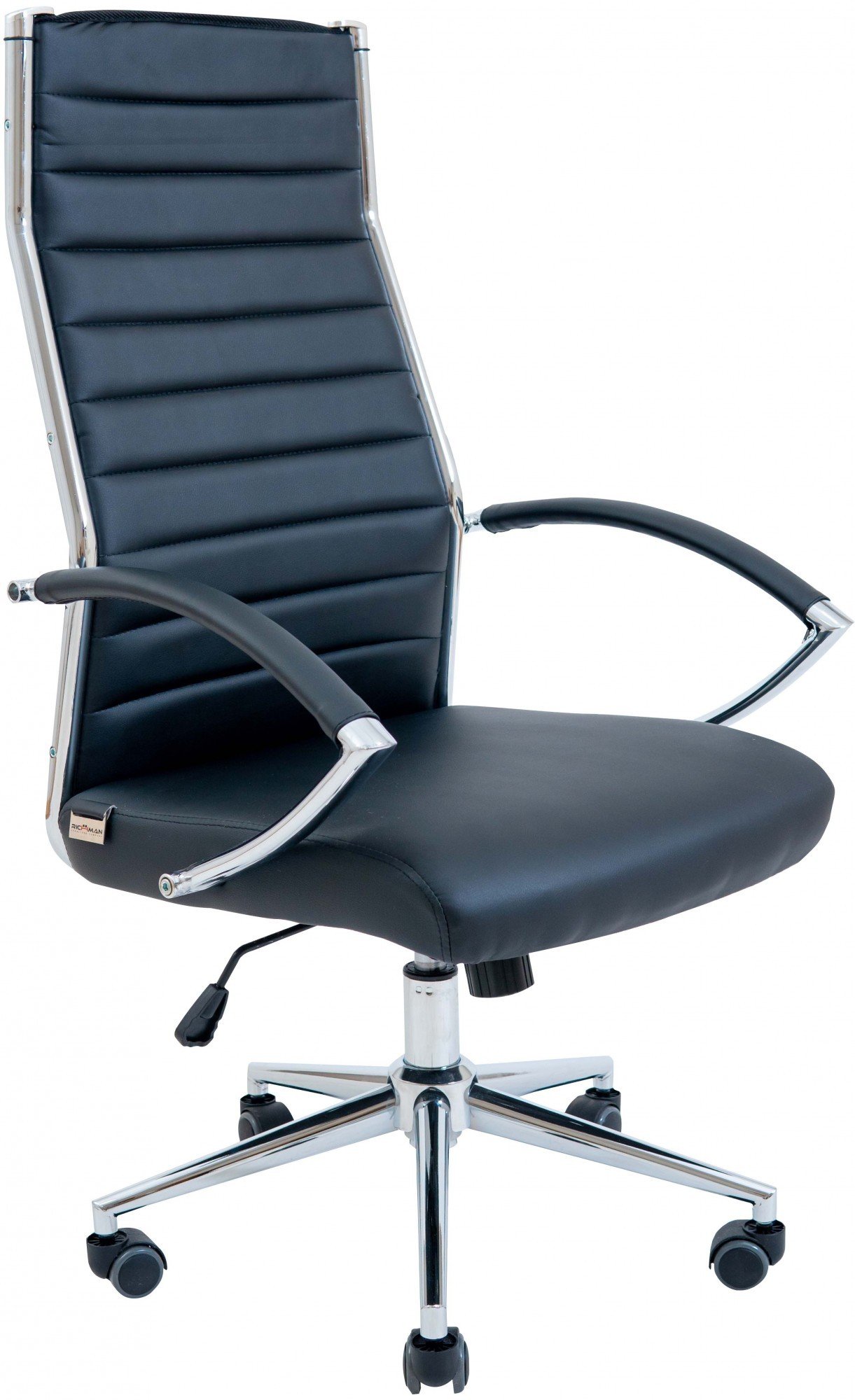 Офісне крісло керівника Richman Малібу Хром М1 Tilt Чорний