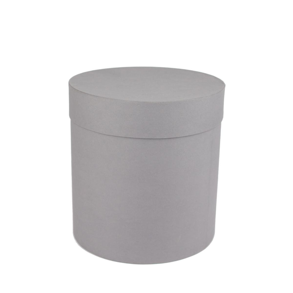 Коробка Perfectbox цилиндрическая матовая 10х10х10 см Серый (10102)