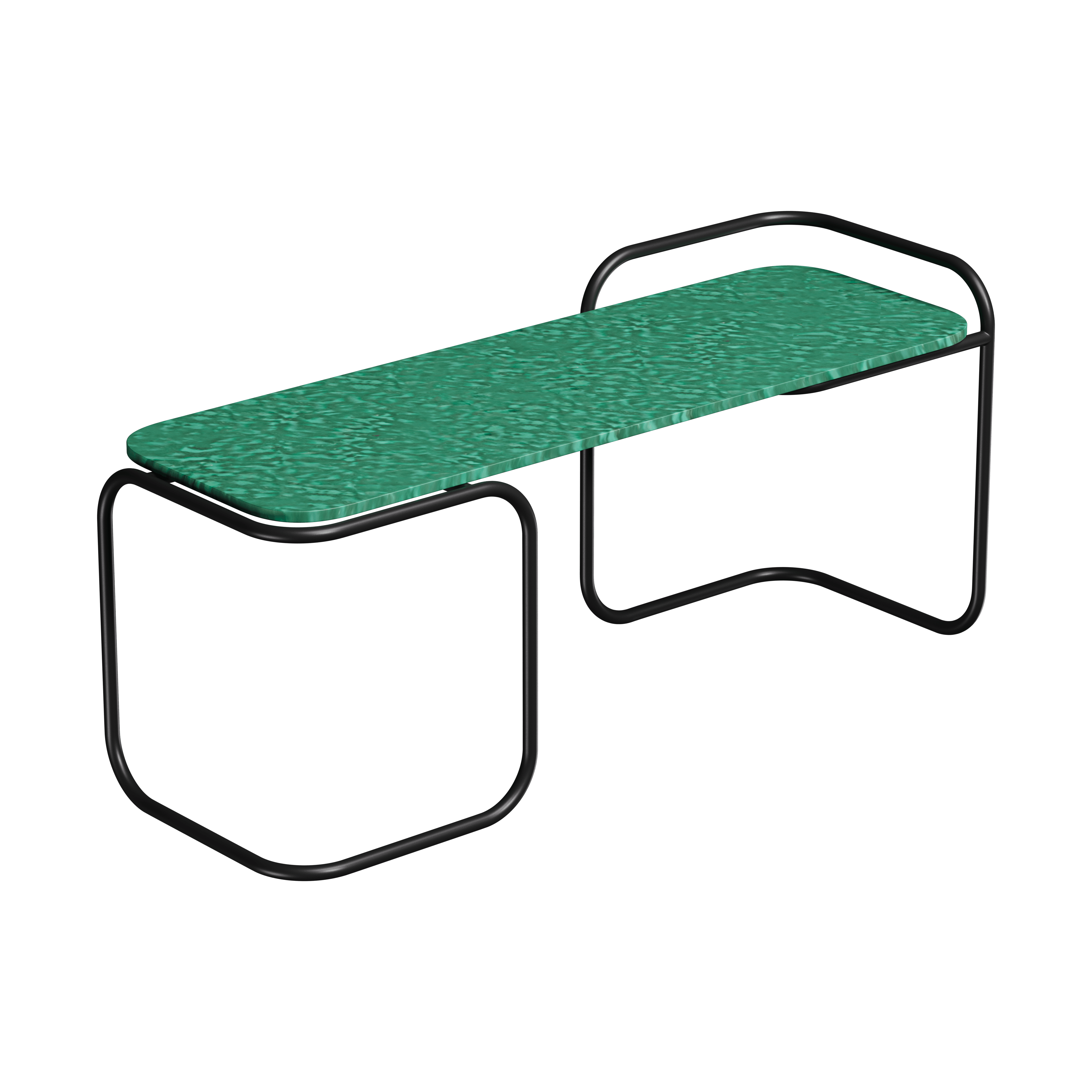 Лавка Recast Plastic Зелений 120х50х45 см (LV300) - фото 1 Лавка Recast Plastic Зелений 120х50х45 см (LV300) - фото 1